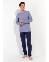Hom - Modal Comfort Long Pajama Set - Lyst