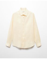 Mango - 100% Linen Regular-fit Shirt - Lyst
