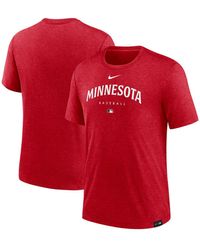 Nike - Minnesota Twins Authentic Collection Early Work Tri-blend Performance T-shirt - Lyst