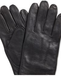 BOSS by Hugo Boss Leather Green Hinez3 Gloves for Men - Lyst
