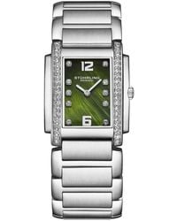 Stuhrling - Serafine 4089.3 S Rectangular Quartz Watch - Lyst