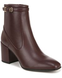 Franco Sarto - Tributebty Faux Leather Square Toe Ankle Boots - Lyst