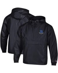 Champion - Florida State Seminoles Packable Hooded Windbreaker Half-zip Jacket - Lyst