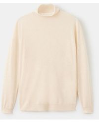 Mango - Cable-knit Turtleneck Sweater - Lyst