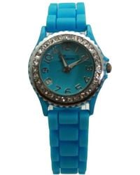 Olivia Pratt - Every Day Thin Band Silicone And Rhinestones Colorful Watch - Lyst