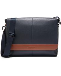 Cole Haan - Triboro Small Leather Messenger Bag - Lyst