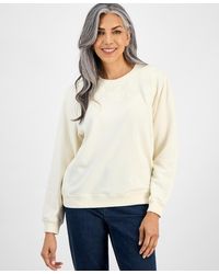 Style & Co. - Embroidered Sweatshirt - Lyst