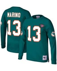 Dan Marino Miami Dolphins Mitchell & Ness Retired Player Name & Number Mesh  Top - White