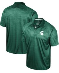 Colosseum Athletics - Michigan State Spartans Honeycomb Raglan Polo Shirt - Lyst