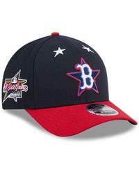 KTZ - Navy/red Boston Red Sox 2025 Mlb All-star Game Workout 9forty M-crown Adjustable Hat - Lyst