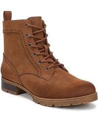 LifeStride - Lena Zip Lace-up Booties - Lyst