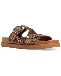 ALDO - Bohochic Buckle Footbed Sandals - Lyst