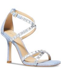 Michael Kors - Michael Celia Embellished Strappy Dress Sandals - Lyst