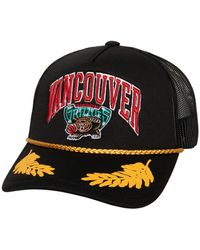 Vancouver Grizzlies Mitchell & Ness Burst Deadstock Hardwood Classics  Throwback Snapback Hat