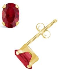 Macy's - Gemstone Stud Earrings - Lyst