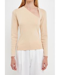 Endless Rose - Cut Out Long Sleeve Knit Top - Lyst