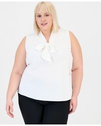 Kasper - Plus Size Bow Top - Lyst