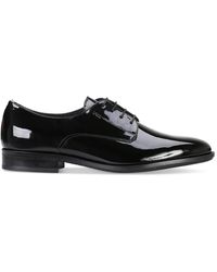 BOSS - Boss By Colby Derby Patent Leather Dress Shoes - Lyst