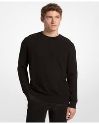 Michael Kors - Mouline Textured Crewneck Sweater - Lyst