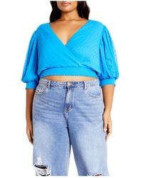 City Chic - Plus Size Dee Top - Lyst