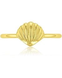 Roxy - Waterproof Yellow Sea Shell Ring - Lyst