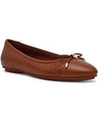 Anne Klein - Luci Cap Toe Ballet Flats - Lyst
