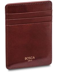 Bosca - Old Leather Deluxe Front Pocket Wallet - Lyst