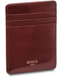 Bosca - Old Leather Deluxe Front Pocket Wallet - Lyst