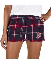 Concepts Sport - Navy/red Boston Red Sox Ultimate Flannel Shorts - Lyst