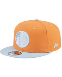 KTZ - Orange/light Blue Golden State Warriors 2-tone Color Pack 9fifty Snapback Hat - Lyst