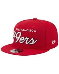 KTZ - San Francisco 49ers Core Team Script 9fifty Snapback Hat - Lyst