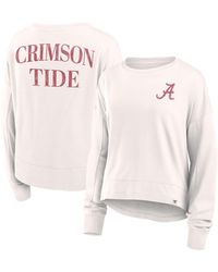 Fanatics - Branded White Alabama Crimson Tide Kickoff Full Back Long Sleeve T-shirt - Lyst