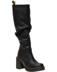 Dr. Martens - Kasey Virginia Leather Round Toe Boots - Lyst