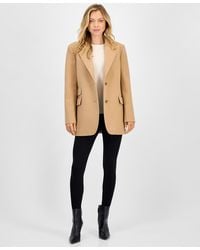Cece - Notched-collar Two-button Blazer Coat - Lyst
