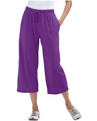 Woman Within - Plus Size Within Sport Knit Capri Pant - Lyst