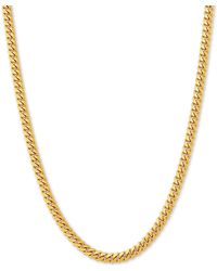 Macy's - Cuban Link 24" Chain Necklace - Lyst