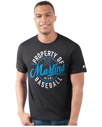 Starter - Miami Marlins Prime Time Property Of T-shirt - Lyst