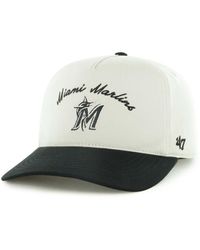 '47 - Miami Marlins Stable Hitch Adjustable Hat - Lyst
