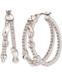 Givenchy - Small Mixed Crystal Split-hoop Earrings - Lyst
