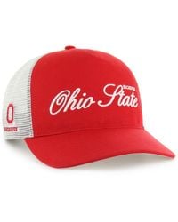 '47 - And Ohio State Buckeyes Contemporary Basics Foundation Trucker Hitch Adjustable Hat - Lyst