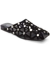 Ash - Bone Suede Mule - Lyst