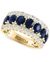 Effy - Effy Blue & White Sapphire Ring (3-1/2 Ct. T.w. - Lyst
