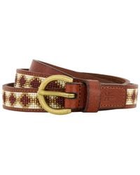 Frye - 20mm Beaded Leather Belt - Lyst