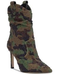 Jessica Simpson - Evgena Stiletto Western Booties - Lyst