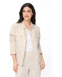 Olsen - Twill Jacket - Lyst