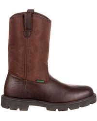 Georgia Boot - Homeland Waterproof Wellington Work Boot - Lyst
