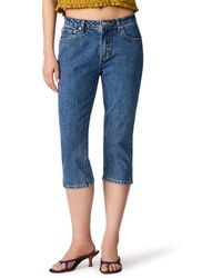 Steve Madden - Devan Low-rise Slim-fit Capri Jeans - Lyst