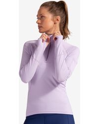 BloqUV - Upf 50+ Sun Protective Mock Zip Top - Lyst