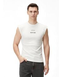 Pcfg - Cotton Rib Tank Top With Patch - Lyst