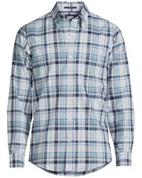 Lands' End - Traditional Fit No Iron Twill Shirt - Lyst